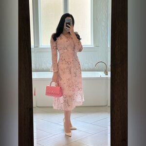 Pink Floral Dress